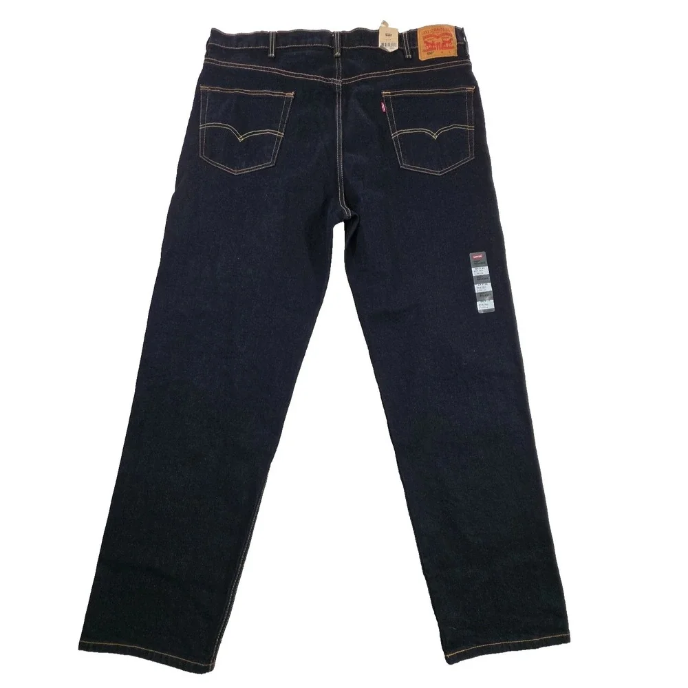 Levi's Jeans 550 Men's Big Tall Size 44x34 Relaxed Straight Stretch Denim NEW
